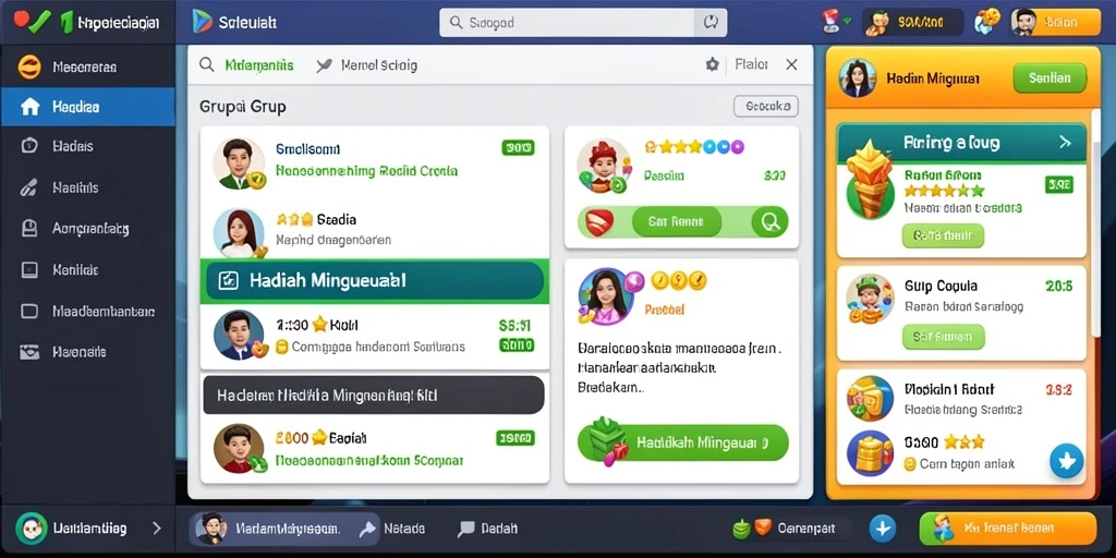 Screenshot menunjukkan karakter utama dalam aksi.