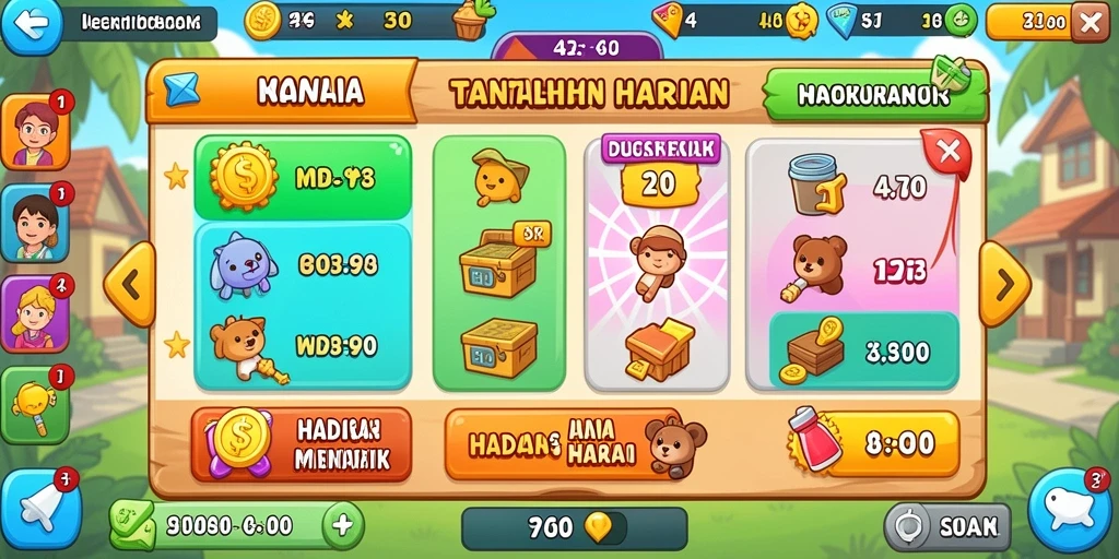 Tampilan antarmuka utama yang menarik dan mudah digunakan.