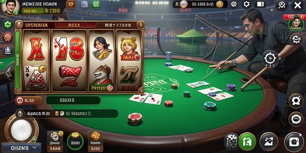 Screenshot menunjukkan tampilan utama permainan yang menarik.