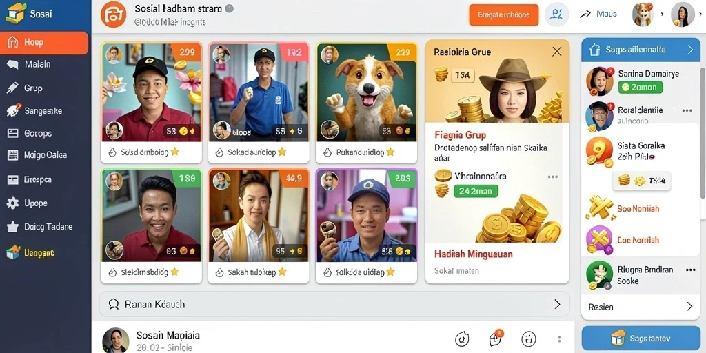Tampilan mesin slot yang menarik.