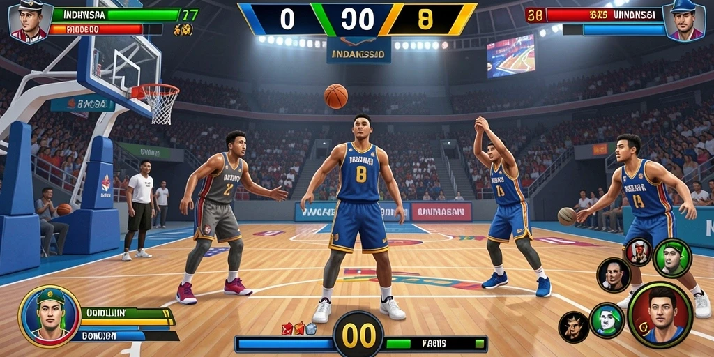 Tampilan antarmuka game yang intuitif dan menarik.