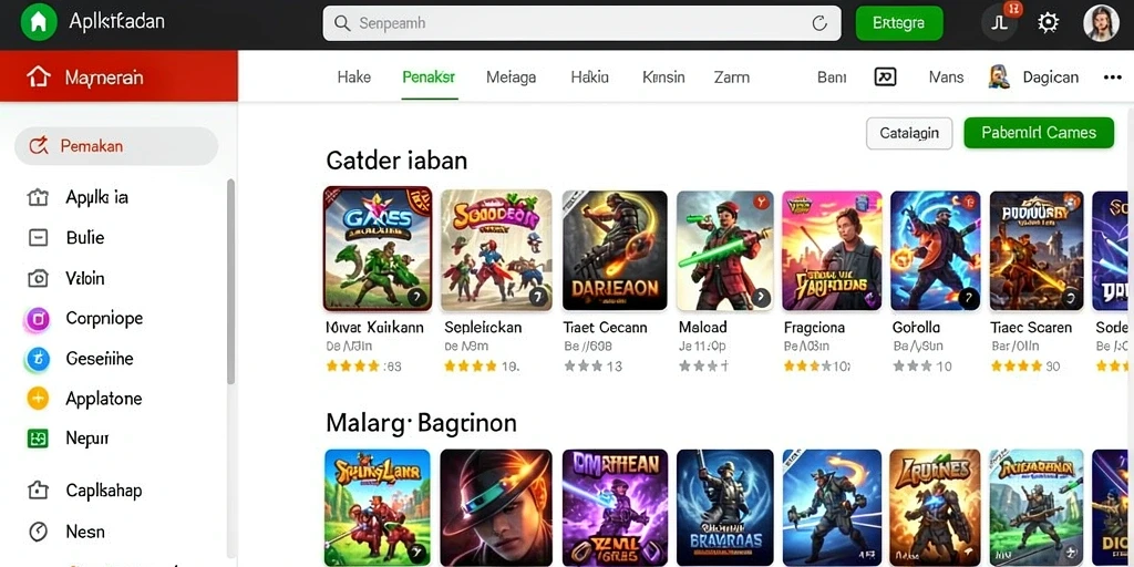 Tampilan awal aplikasi NATUNATOTO yang menarik.