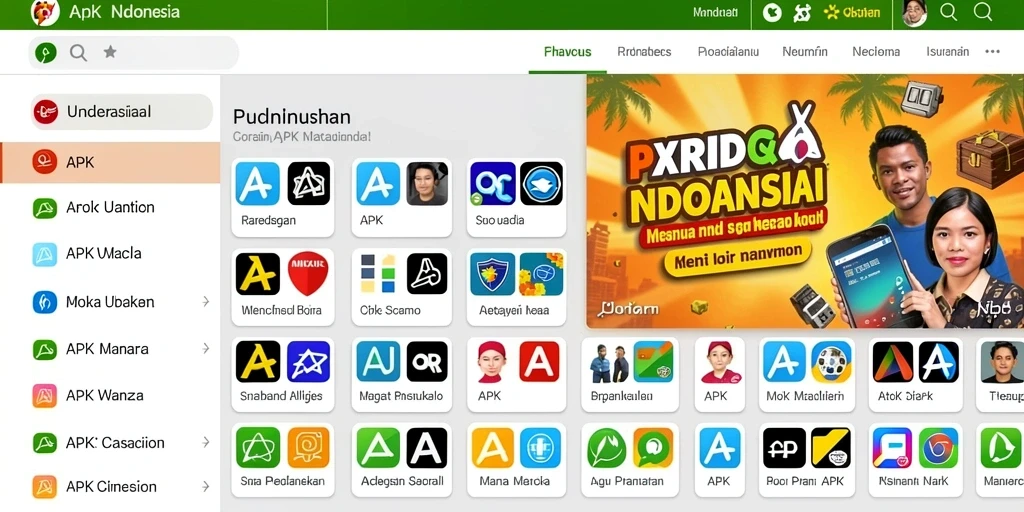 Tampilan awal yang memukau dan interaktif.