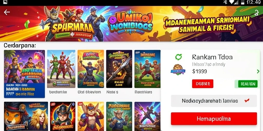 Tampilan antarmuka yang menarik dan mudah dipahami.