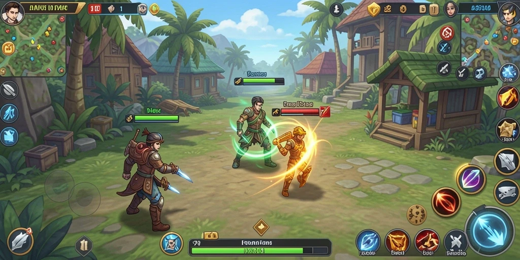 Screenshot menunjukkan tampilan awal permainan VC55 yang menarik.